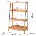�V�R�؃R���p�N�g���r���O�f�X�N�V���[�Y �V�F���t ���[�^�C�v ��70cm���s40cm����117cm �ڍ׃T�C�Y �i�A�j�I�[�N