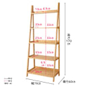 �V�R�؃R���p�N�g���r���O�f�X�N�V���[�Y �V�F���t �n�C�^�C�v ��70cm���s40cm����170cm �ڍ׃T�C�Y �i�A�j�I�[�N