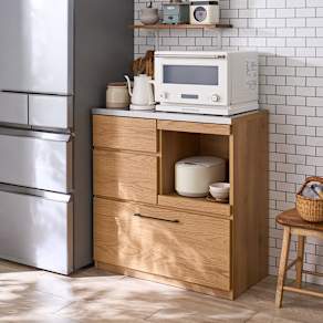 �X�e�����X�o�C�u���[�V�����V�� �I�ׂ�V�R�ؓ˔Ɠd�J�E���^�[ ��90cm���s45cm����93cm �ʐ^