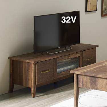 【レンタル商品】男前なブラウンヴィンテージ調シリーズ テレビ台 幅105cm